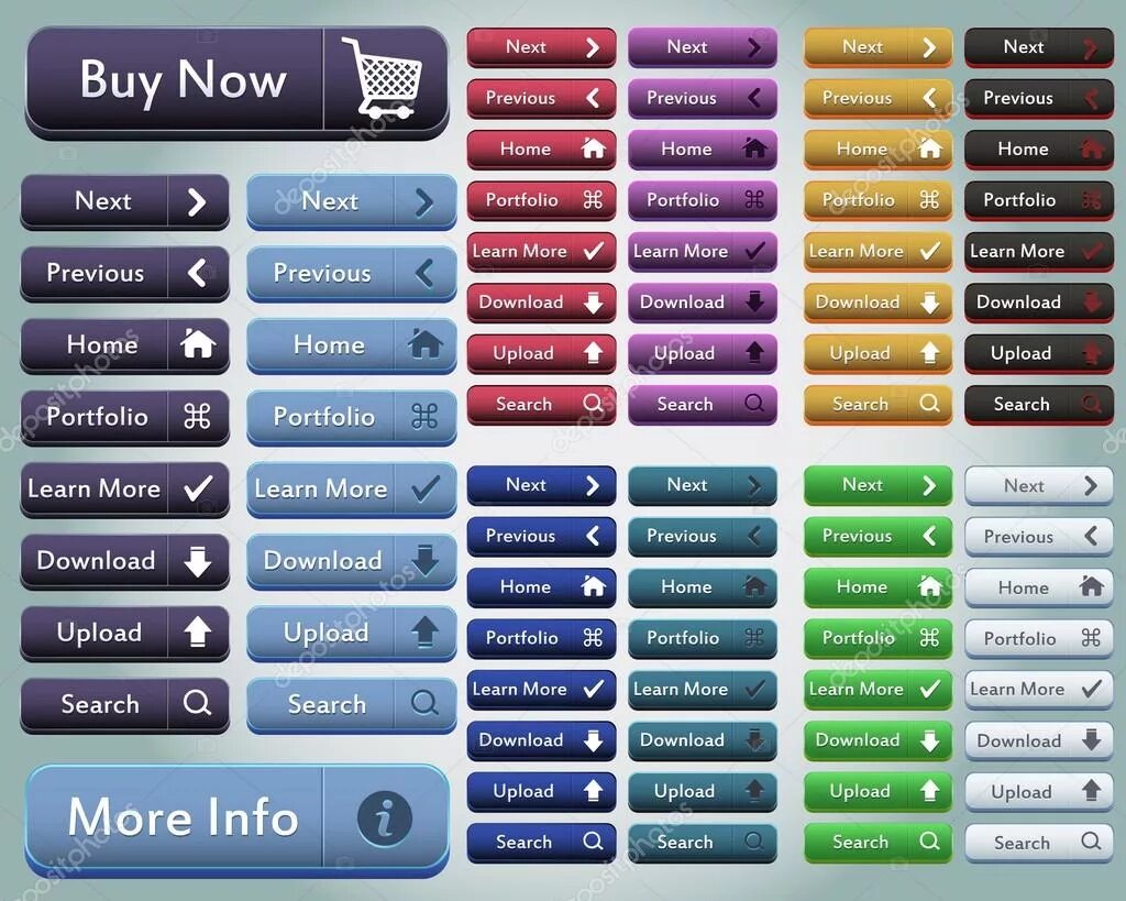 Button примеры
