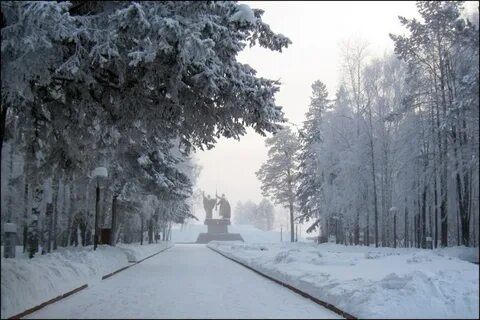 Томск зимой