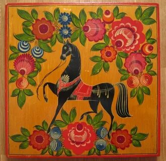 Городецкая роспись мотивы росписи