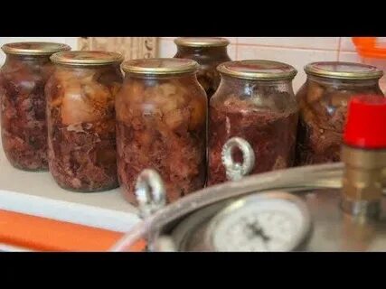 Мясо на зиму в банках рецепты