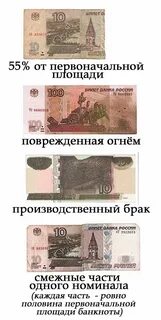 Сдать порванные деньги