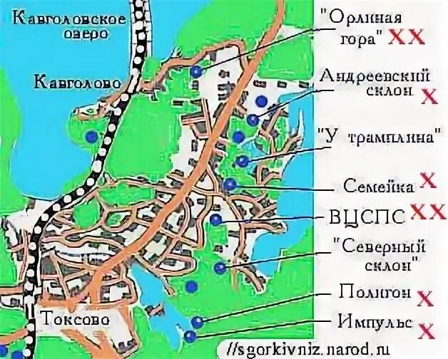 Электрички до токсово