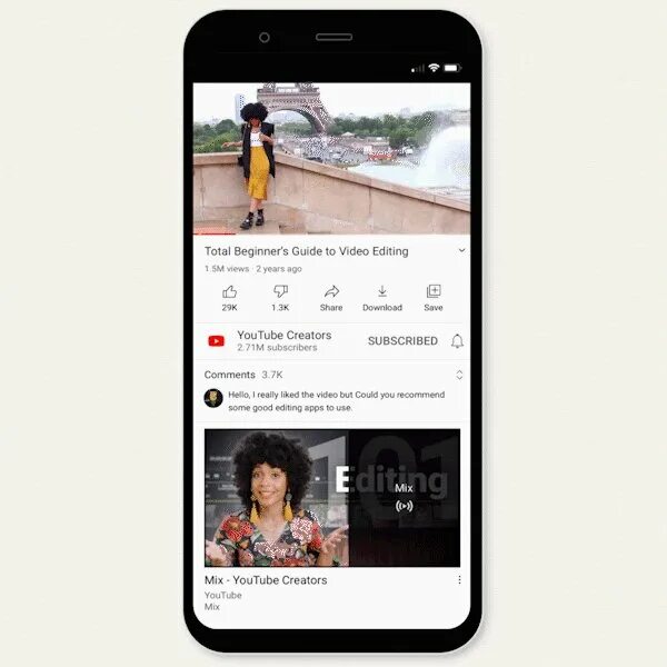 Youtube не открывается на андроиде. Появилась новая версия приложения youtube. мобильный ютуб в 2018 году. ютуб 2018 на телефон.