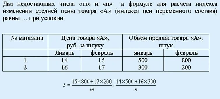 Индекс среднего изменения цен. Формула расчета индекса переменного состава.. индекс изменения средней цены товара. индекс изменения средней цены.