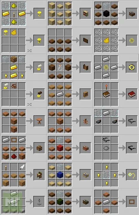 16. Мебель для майнкрафта 1. Iron age furniture 1. Furniture-6. 16.