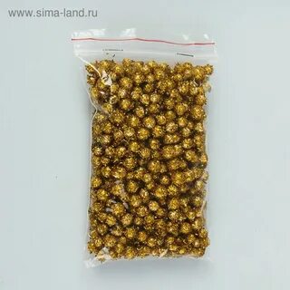 Золотой наполнитель для подарков