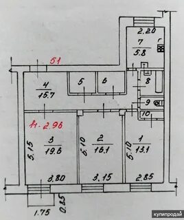 Череповец 3 комнатная
