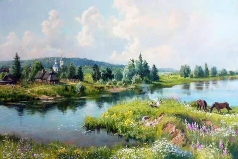 Пейзажи российских художников