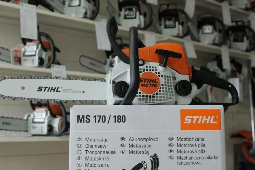 Леруа мерлен штиль. Бензопила Shtil 170 MS. Бензопила Stihl MS 170. Бензопила Stihl MS 180. Габариты бензопилы штиль МС 180.