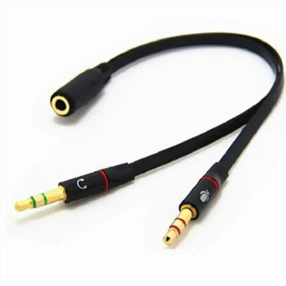 Как говорить в микрофон наушников. 3.5 mm аудио сплиттер аудио адаптер. 3.5mm jack headphone+mic audio splitter.. jack3.5шт. - 2гн. jack3.5 разветвитель для наушников 0.25 м 18-1107. сплиттер аудио jack 3.5.