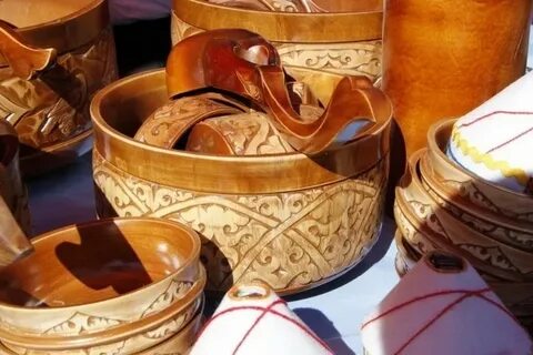 Казахская посуда