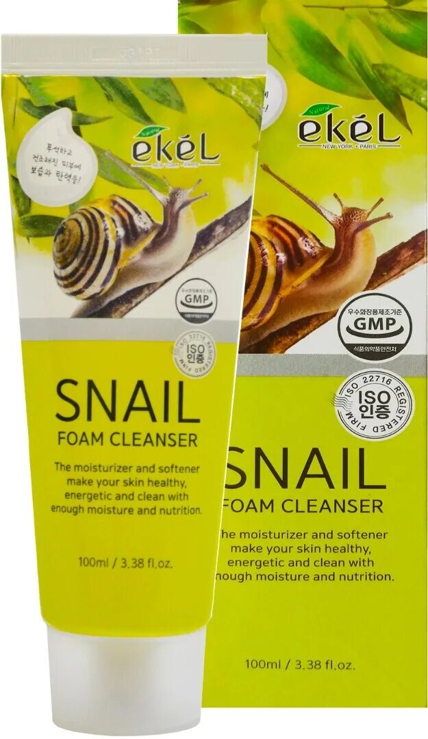 Foam cleanser snail. Ekel Foam Cleanser Snail пенка для умывания с муцином улитки 100 мл. Snail Foam Cleanser. Snail Foam Cleanser Cellio Fairies. Ekel пенка для умывания с муцином улитки Snail Foam Cleanser.