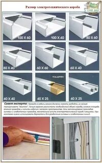 Кабель короб размеры