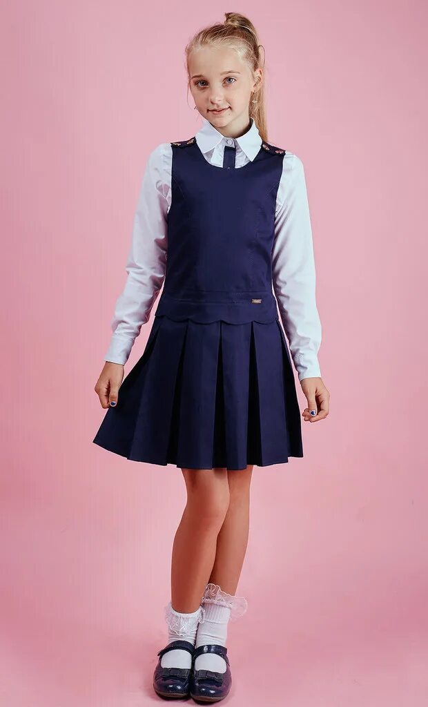 Платье в школу. Школьная форма. Skylake сарафан шф, 1098. Одежда для школьников девочек. Сарафан для школы для девочек.