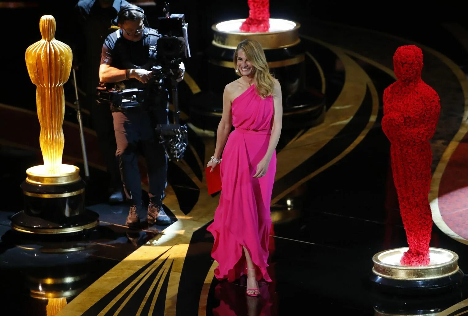Церемония про. Рейчел Уэлч на церемонии награждения Оскар.