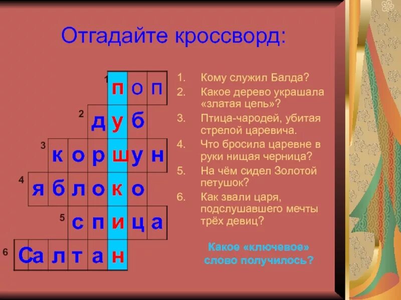 Кроссворд на тему сказки Пушкина. Сказочный кроссворд. Кроссворд по сказкам Пушкина с ответами. Кроссворд по сказке золотой петушок с ответами и вопросами. Кроссворд по повести сын полка