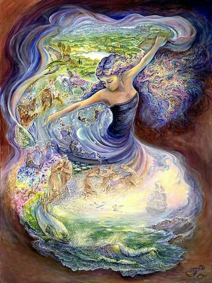 Творческое пробуждение. Картины Жозефины Уолл Вселенная.
