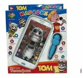Детский телефон кот том в шляпе запись