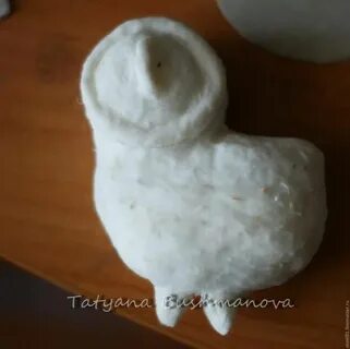 Игрушка елочная из ваты своими руками пошагово