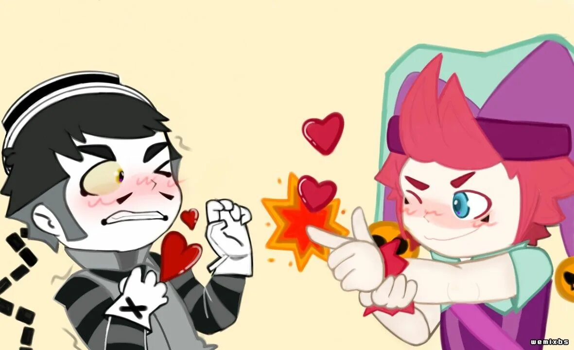 Честер и грей шип. Gray x Chester Brawl Stars. Gray x Chester ship. Chester Brawl Art.