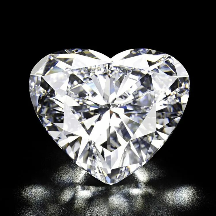 Сердечко из бриллиантов. I love diamonds collection