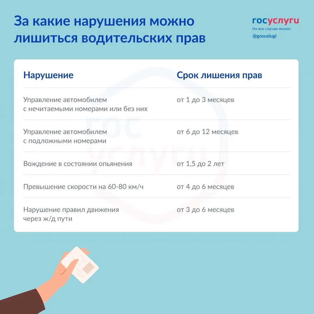 Лишили прав на 6 месяцев. Лишение прав в госуслугах. За что лишают водительских прав. Документ о лишении водительских прав.