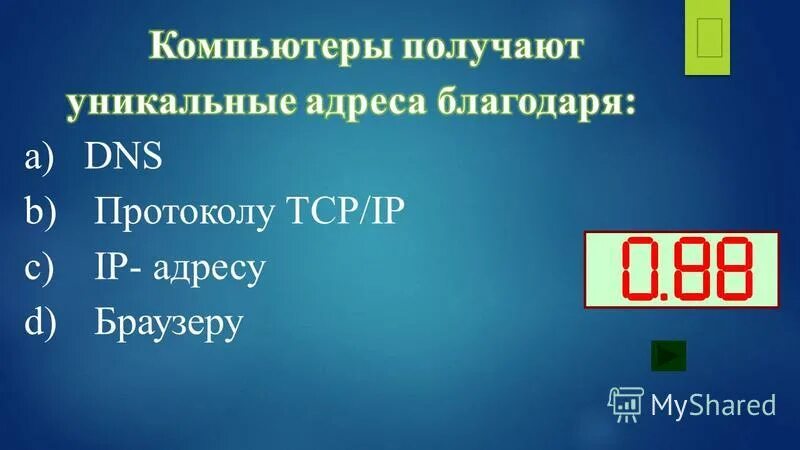 Компьютеры получают уникальные адреса благодаря.