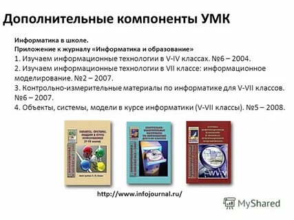 Анализ программы в школе