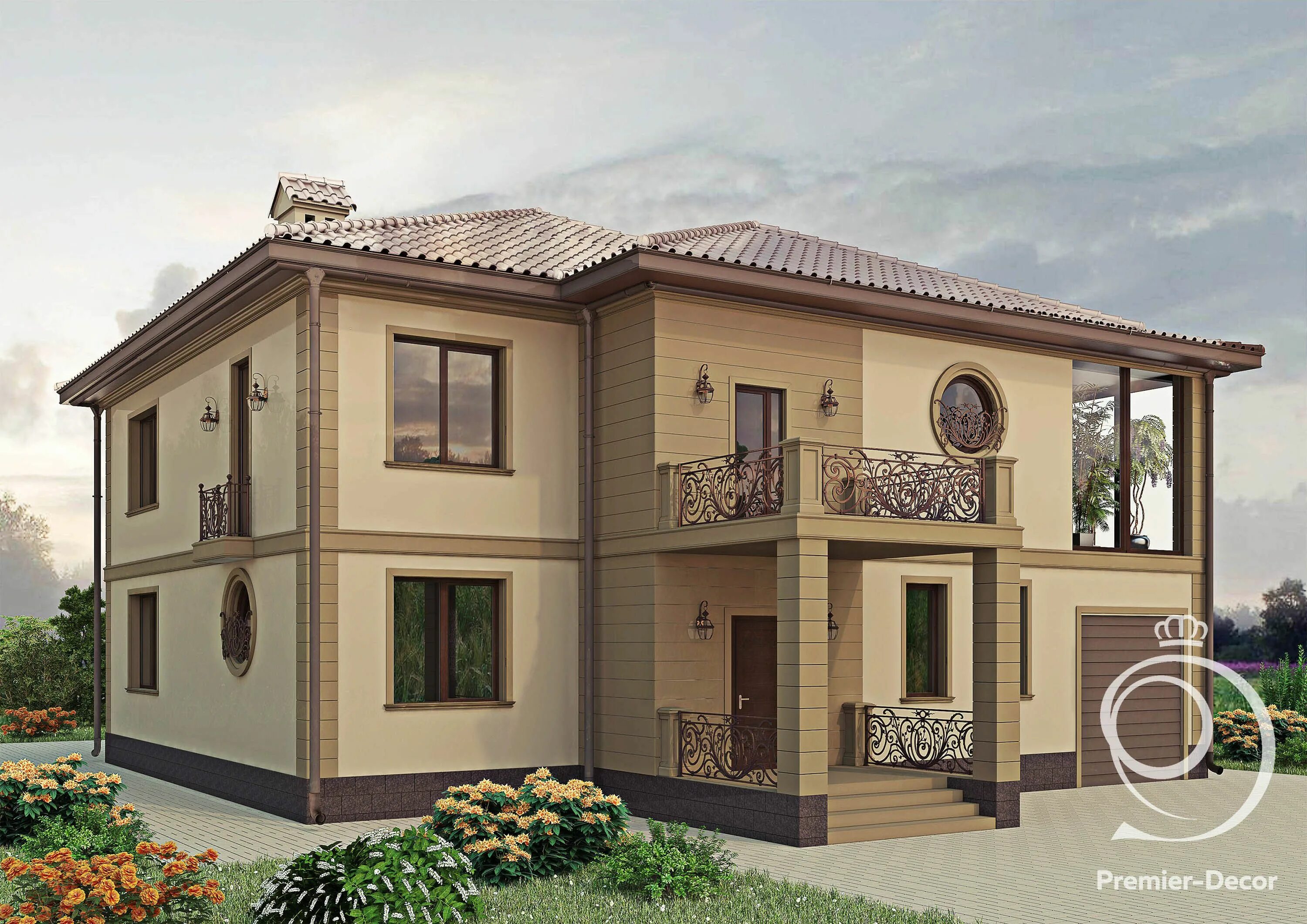 Hausbau Einfamilienhaus Evolution 122 V14_Bien Zenker - moderne Fassadengestaltu