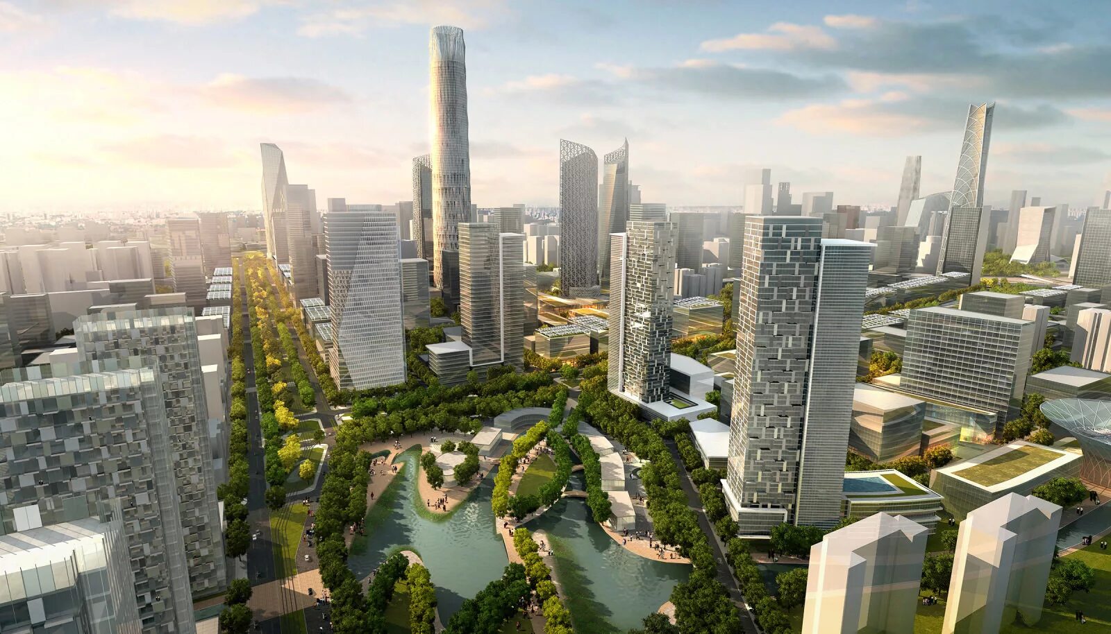 Чаоян Пекин. Градостроительство будущего. Экологичный город. Современная инфраструктура городов.