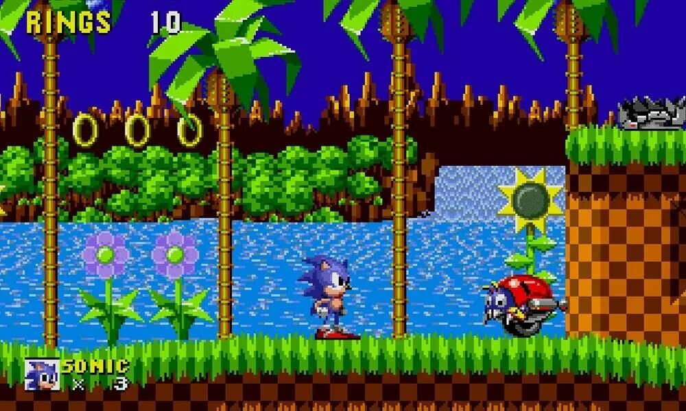 Sonic 1 версия. Соник игра Sega. Соник Классик 1991. Соник 16 бит. Ежик Соник игра сега.