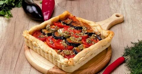 Пирог с овощами в духовке