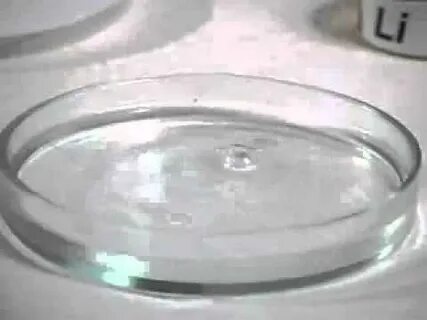 Лития с водой
