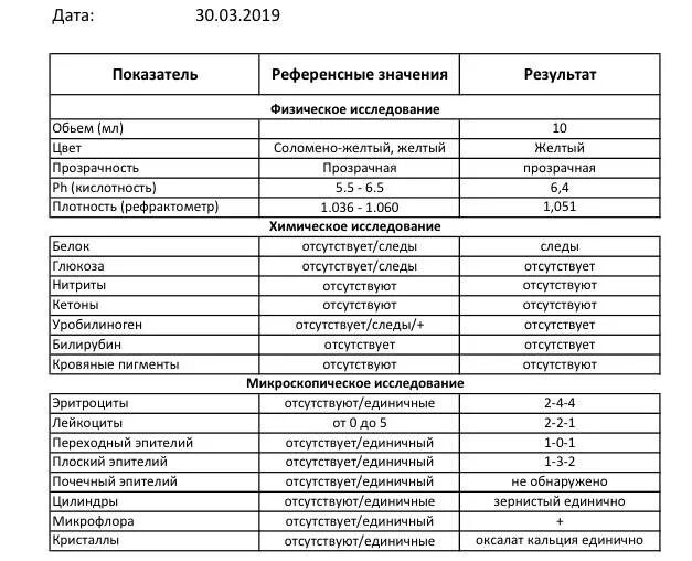 Слизь в умеренном количестве