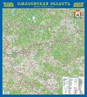 Подробная карта калужской