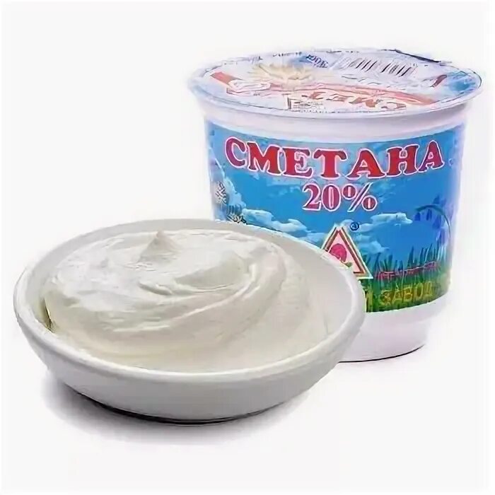 Хранить открытую сметану