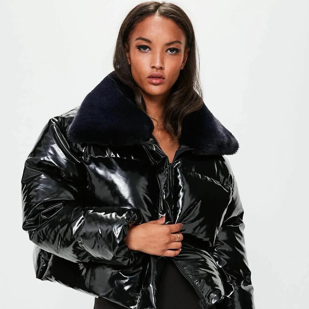 Missguided Puffer Vinyl Jacket. Куртка missguided черная зимняя. Vinyl Puffer Jacket ASOS. Missguided пуховик.