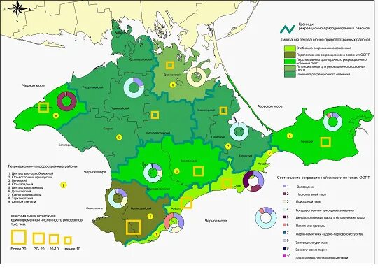 Рекреационные районы на карте. Особо охраняемые природные территории Крыма на карте. ООПТ Крыма на карте. Заповедники Крыма на карте. Рекреационные ресурсы Крыма на карте.