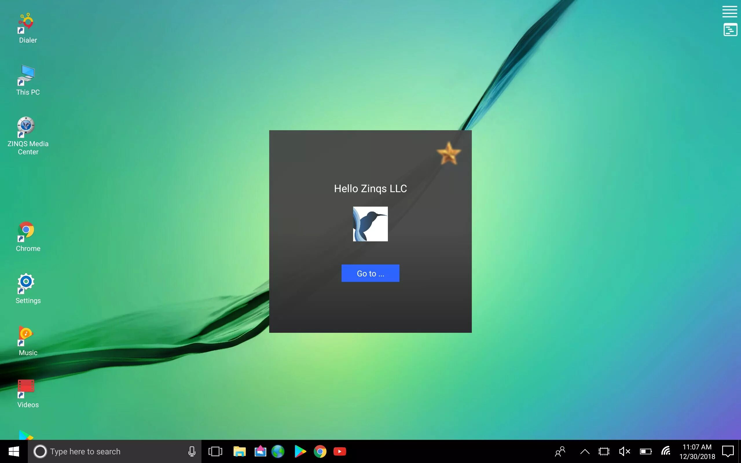Desktop launcher