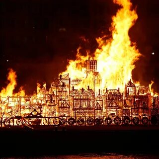 Burning but