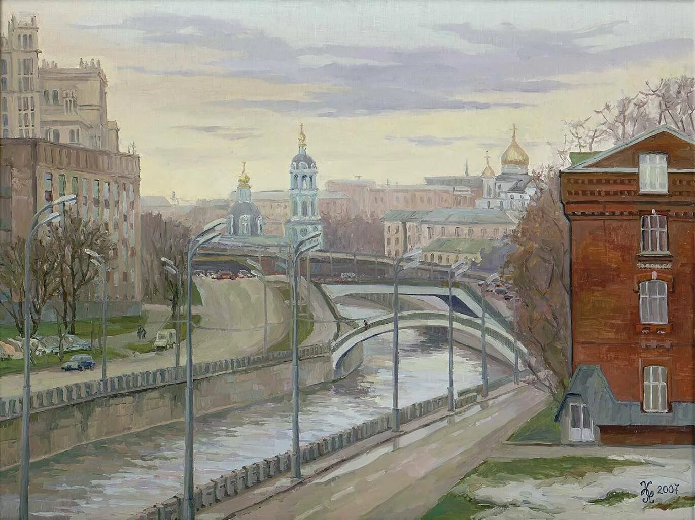 Этот город был художник. Художник станислав брусилов яузский бульвар. станислав брусилов яузский бульвар. советская живопись - москва ,астахов мост ,яуза. яузский бульвар картина.