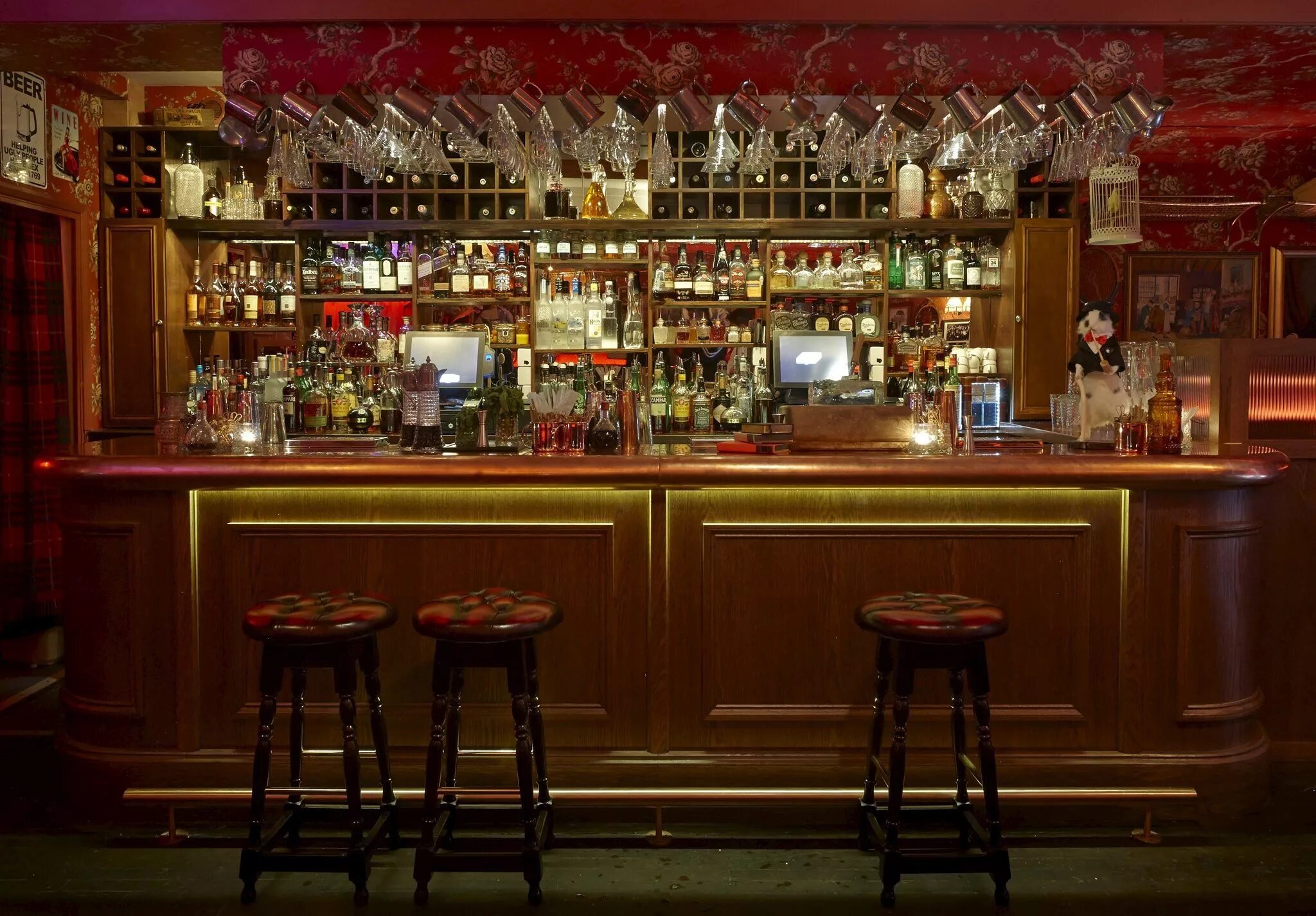 Stand of the bar