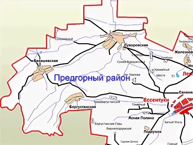 Карта Предгорного района Ставропольского края. Станица Суворовская Ставропольский край на карте. Территория Предгорного района Ставропольского края карта. Административная карта Предгорного района Ставропольского края. Этока предгорный ставропольский край