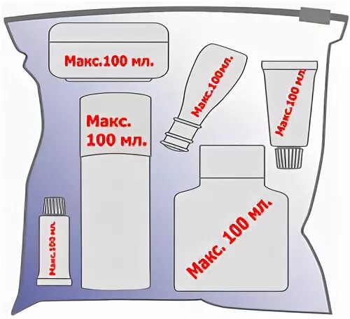 100 мл в багаж