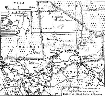 Карта мали