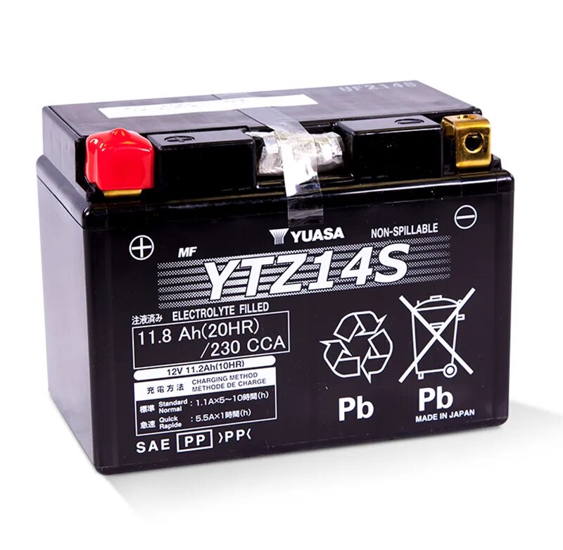 Battery отзывы. Yuasa ytz14s. Аккумулятор Yuasa ytz14s. Ytz12s ytz14s. Ytz14s MF.