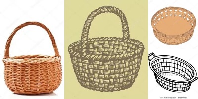 пустая корзинка шаблон