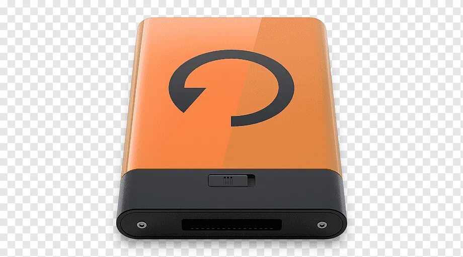 Backup. Бэкап. оранжевые электроники. backup icon. wifi device in orange.