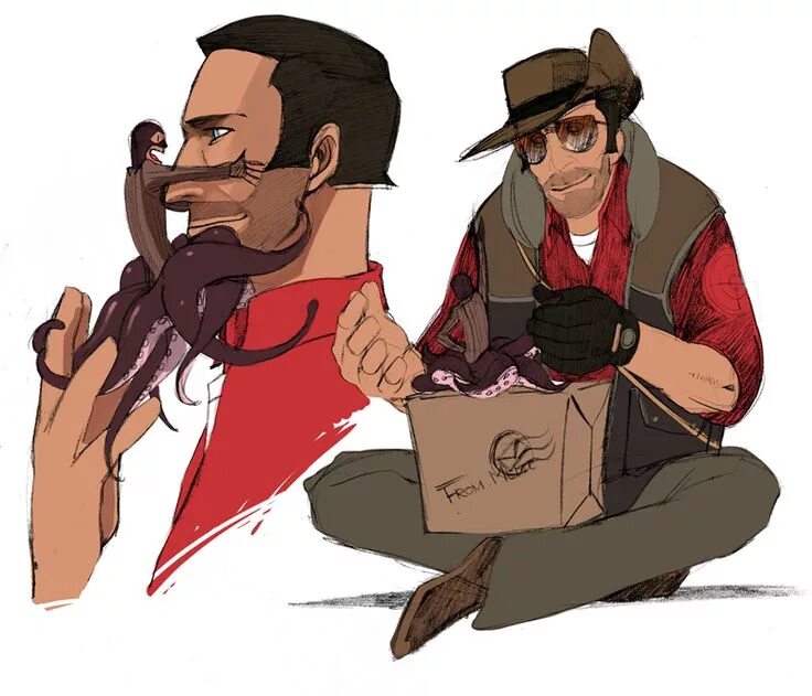 Spy x spy. Тим фортресс 2 шпион арт. team fortress 2 sniper art. tf2 sniper x spy fusion. тим фортресс 2 шпион и снайпер.