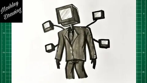 Tv man рисовать